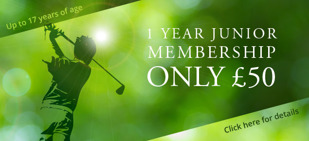 One year junior membership only fiftty pounds